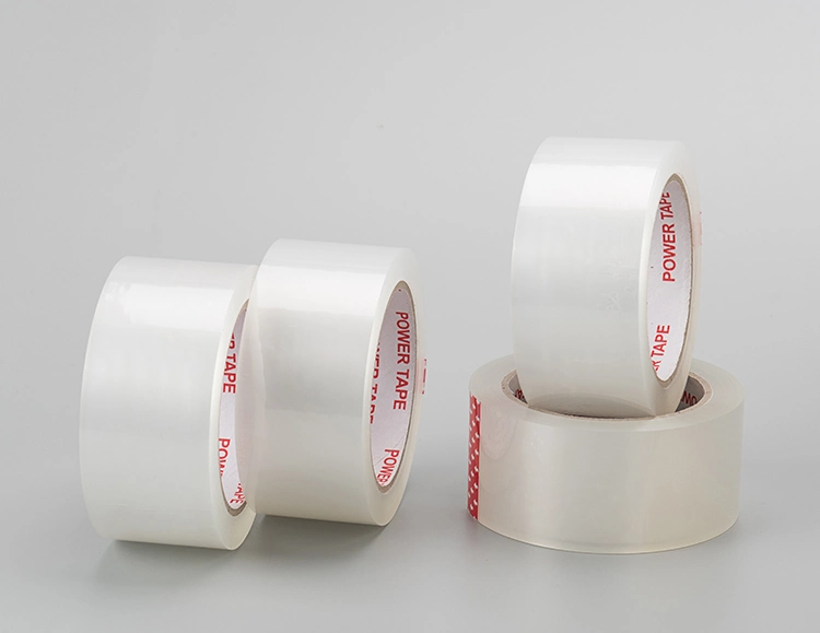 Clear BOPP Adhesive Packing Tape with Big Roll 200m 300m 400m 500m 45mm 48mm