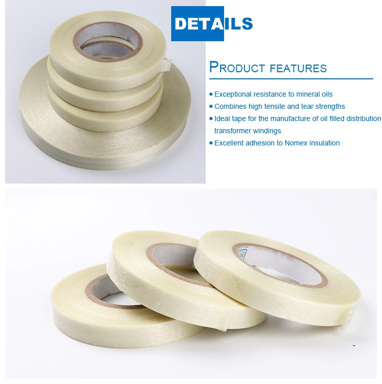 Low Price High Temperature Self Adhesive Tape, Fiberglass Adhesive Tape