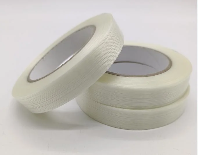 Filament Glassfiber F Class Transformer Winding Electrical Mesh Reinforced Insulation Strapping Tape
