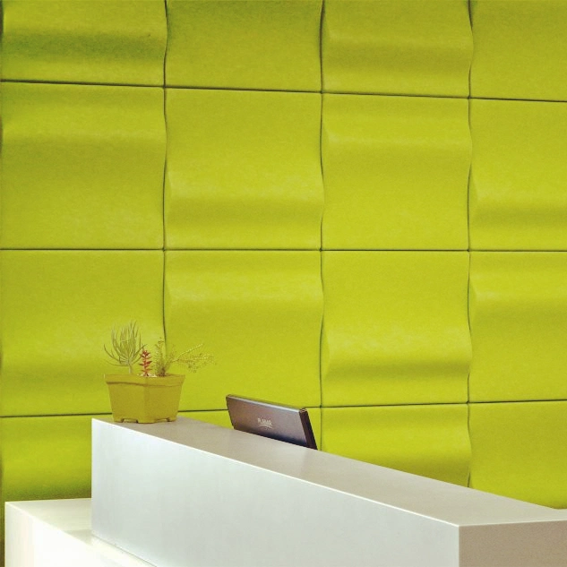 Hot Selling Sound Absorbing Material 3D Polyester Fiber Wall Acoustic Panel
