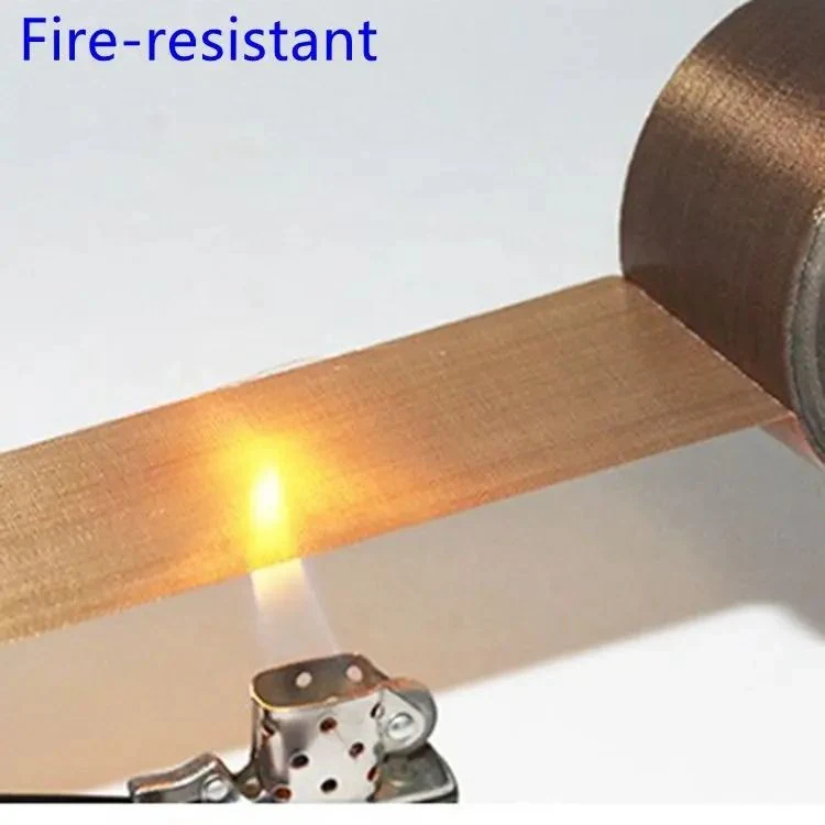 Anti-Static PTFE Fiberglass Tape Silicone Adhesive Tape Wear-Resistant Anti-Stick Tefloning Tape