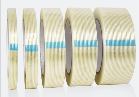 3m8915 Heavy Packing Transparent Self Acrylic Adhesive Reinforced Straight Strapping Mesh Cross Fiberglass Filament Tape