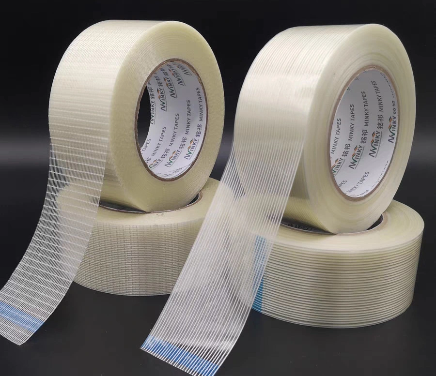 100mm X 50 Metre Strong Reinforced Glass Filament Crossweave Strapping Tape