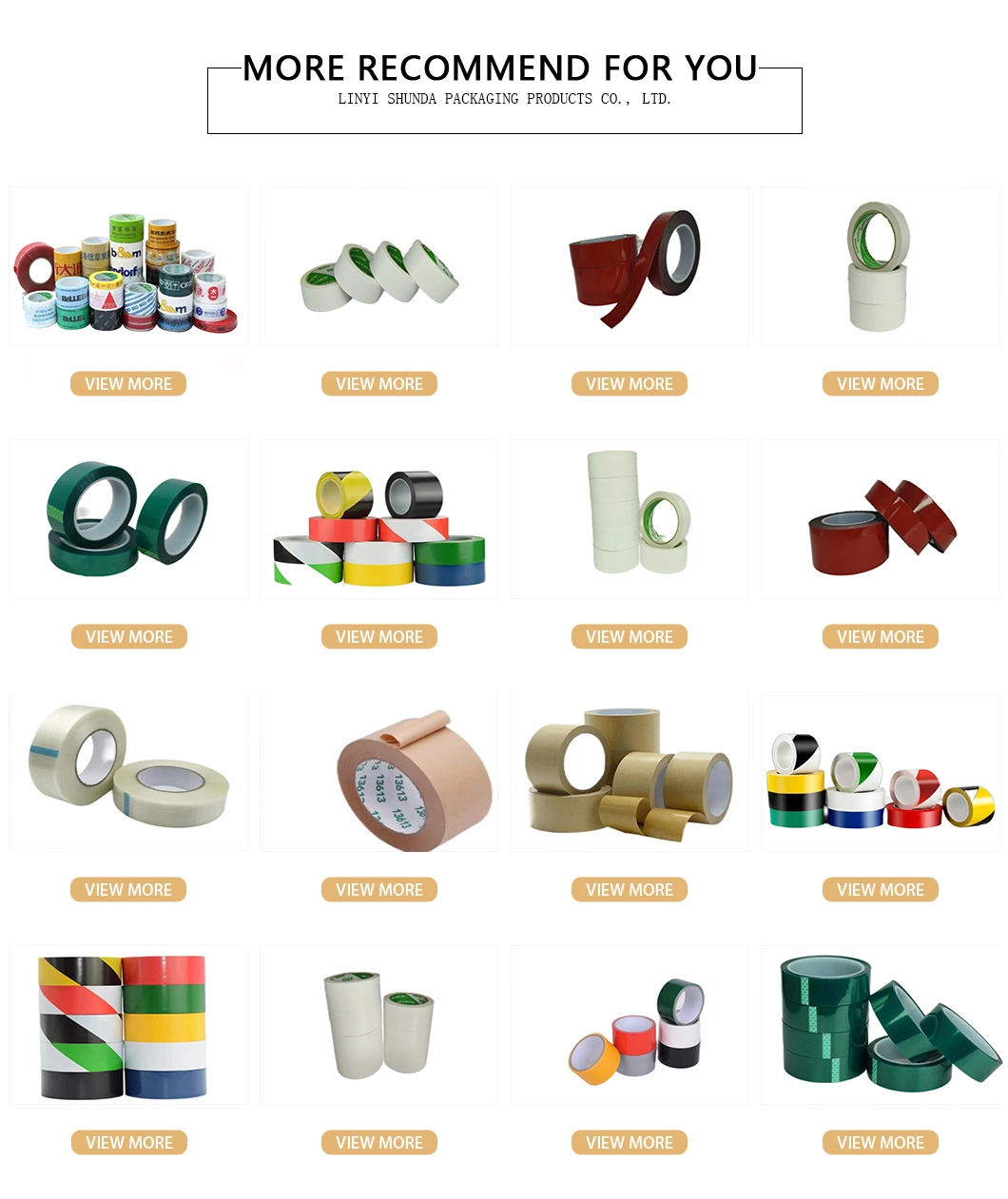 Fiberglass Filament Tape Unidirectional Filament Fiber Reinforced Carton Packing Tape