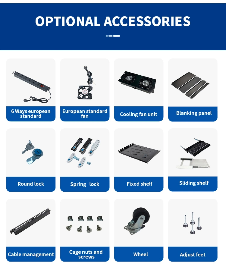 6u Wholesale Wall Fiber Optic Network Equipment Storage Distribution Service Cabinet Rack