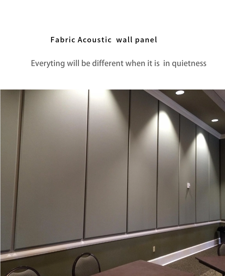 Modern Decoration Wall Panel Fiberglass Wool Acoustic Wall Panels