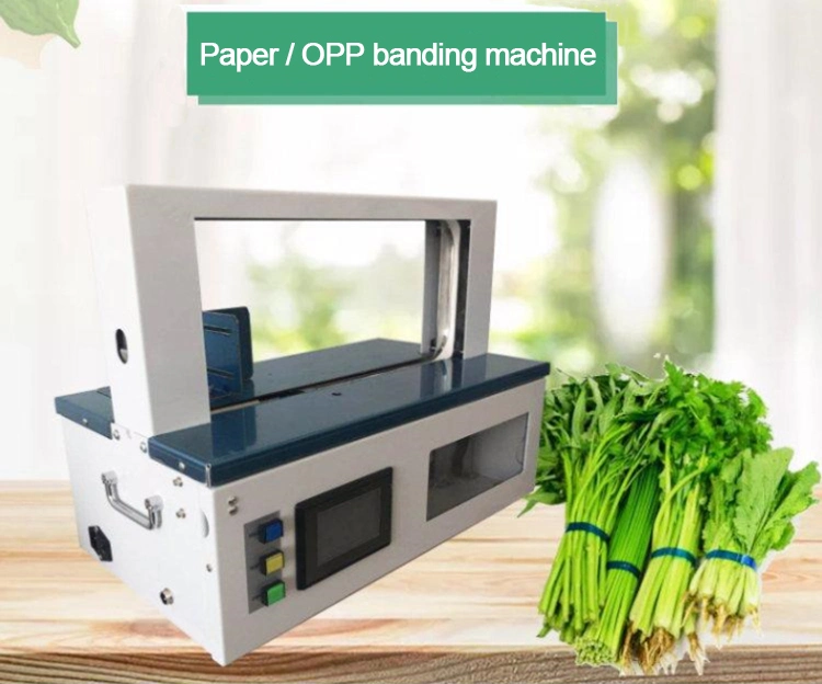 Paper Strapping Tape Banding Machine Banknotes Money Currency Bundling Machine