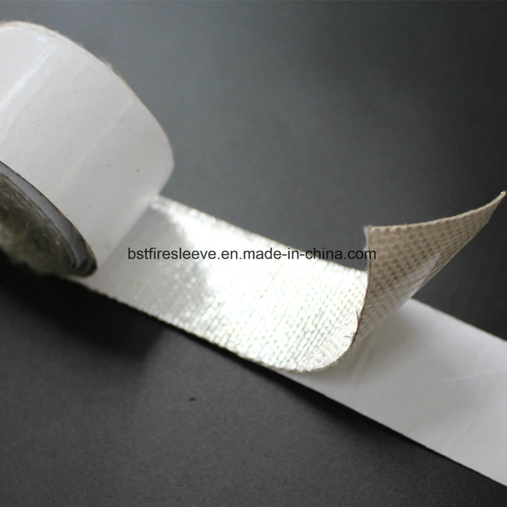 Heat Shield Protection Aluminum Foil Laminated Fiberglass Woven Tape