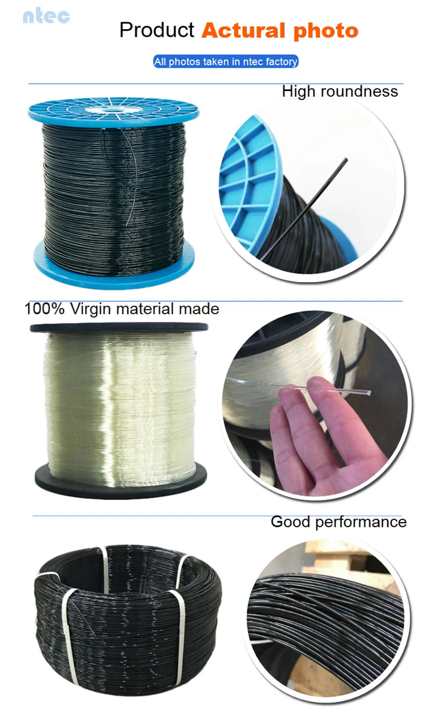 2.2mm 2.4mm 3mm 3.5mm Agriculture Greenhouse Polyester Wire Monofilament for Yarn