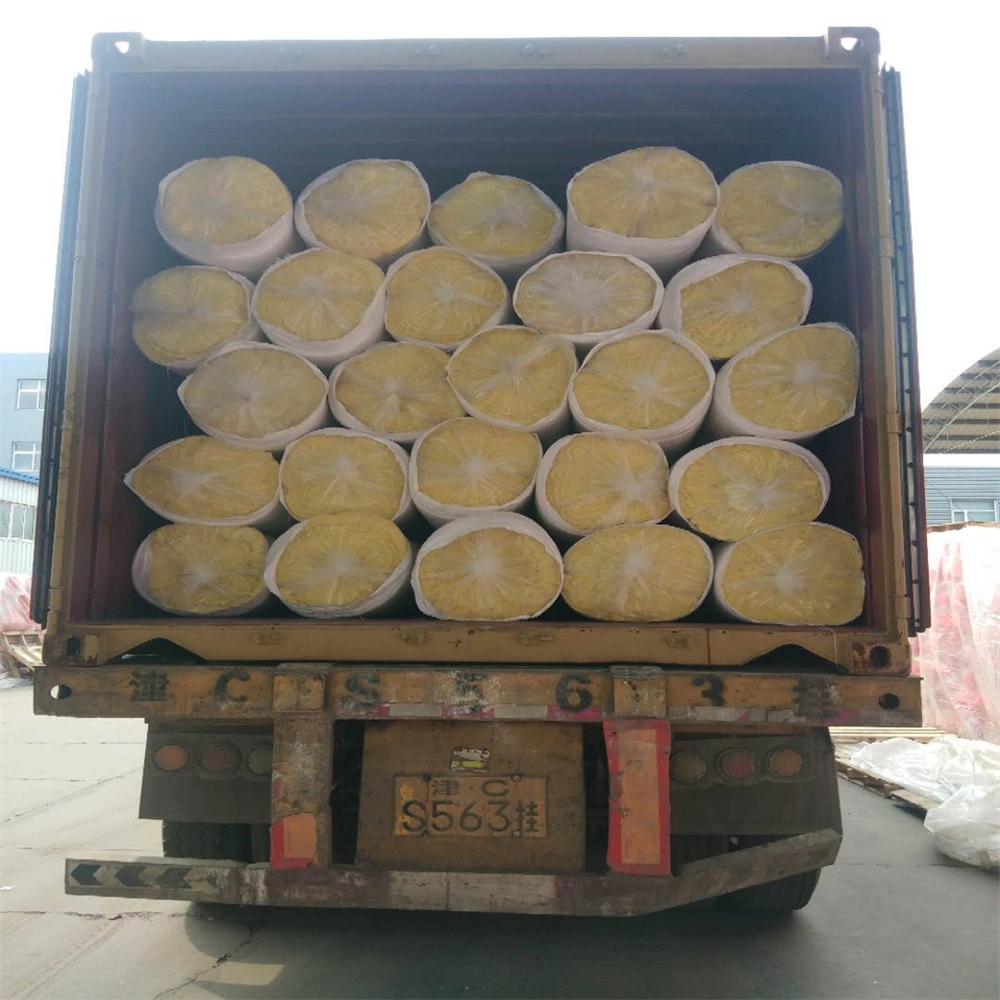 Aluminum Foil Covering Fireproof Glass Wool Fiberglass Wool Insulation Roll