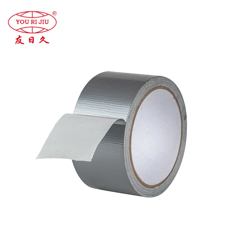 Yourijiu Manufacturers Custom Logo Adhesive Cloth Fabric Black Silver Pipe Wrapping and Heavy Duty Packaging Duct/Cloth/PVC Sealing Carpet Tape