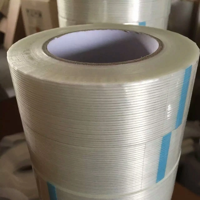 Line Parallel Glass Yarn Filament Glassfiber Reinforcement High Tensile Strength Strapping Tape