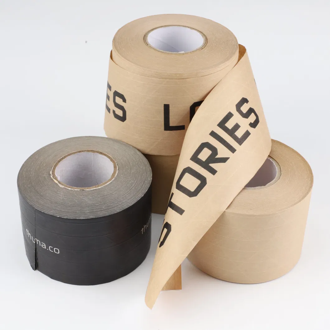 Sealing Packaging Splicing Automatic Fiberglass Reinforced Gummed Kraft Box Tape