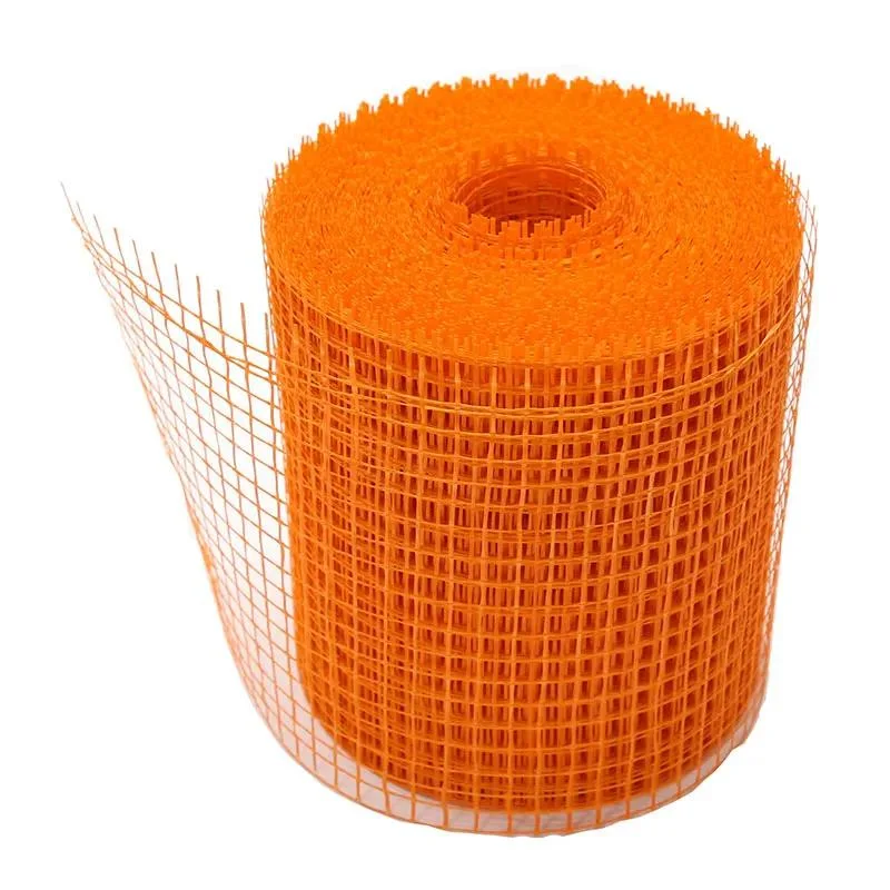 Orange White Blue Yellow Fiberglass Mesh Tape Plaster Repair Is Crack and Alkali Resistant