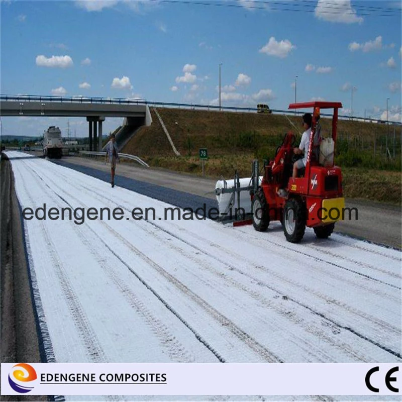 Fiberglass Geocomposite Combogrid+Paving Fabric for Asphalt Road Reinforcement