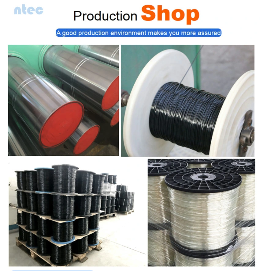 2.6mm 3.0mm 3.5mm Polyester Monofilament Wire for Greenhouse White Black Vineyards