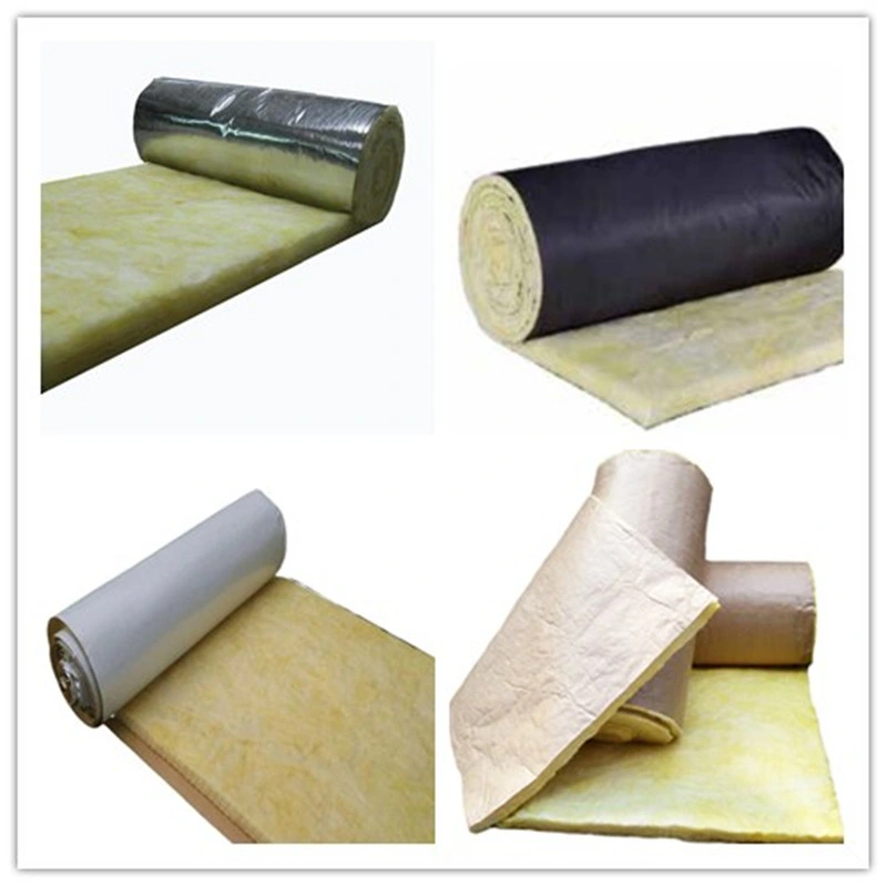 Aluminum Foil Covering Fireproof Glass Wool Fiberglass Wool Insulation Roll