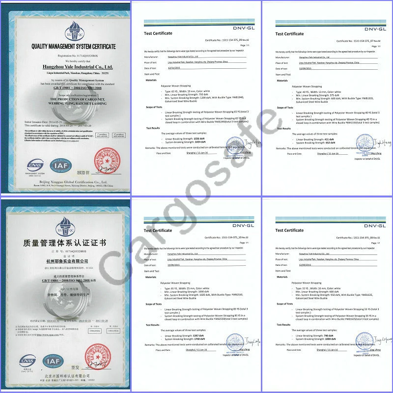 Dnv. Gl Certified Polyester Packing Strapping