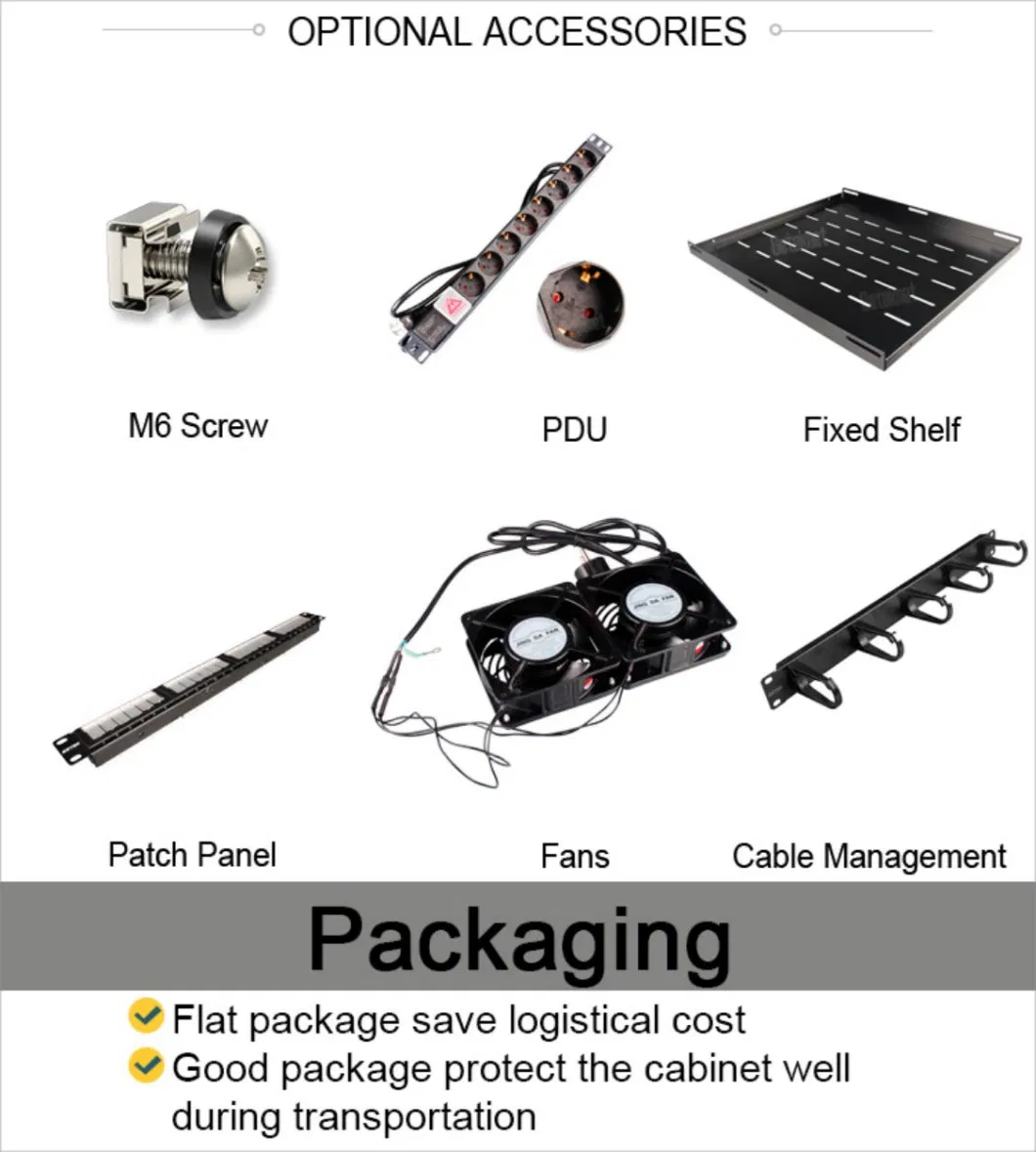 Communication DIY Data 4u 6u 9u 12u 15u 18u 22u Wall Mount Depth 450mm 550mm Server Network Cabinet