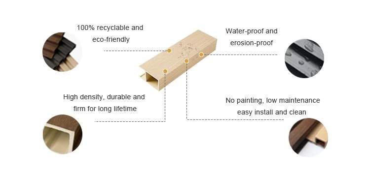 Evoke WPC Bamboo and Wood Fiber Integrated Wallboard WPC Wall Panel Cladding Ceiling for Indoor