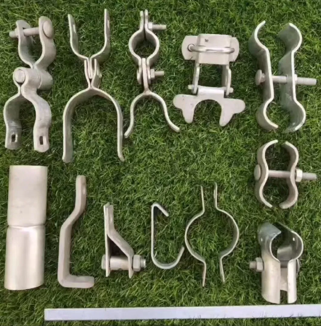 Hot Sale Galvanise Coated Chain Link Fence Fittings Chain Link Fence Band Installation for Garden Farm Dog Kennel