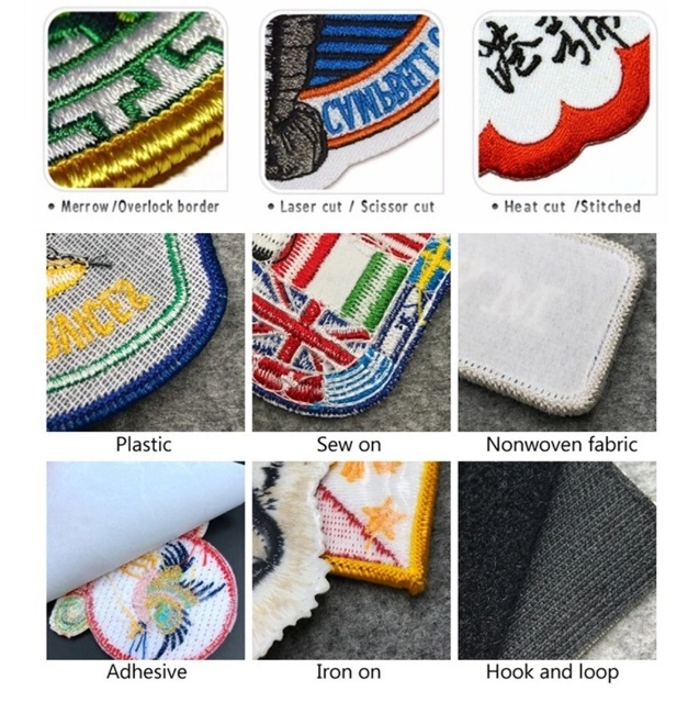 Custom Cheap Handwork Design Badge Embroidered Patch for Wall Decoration