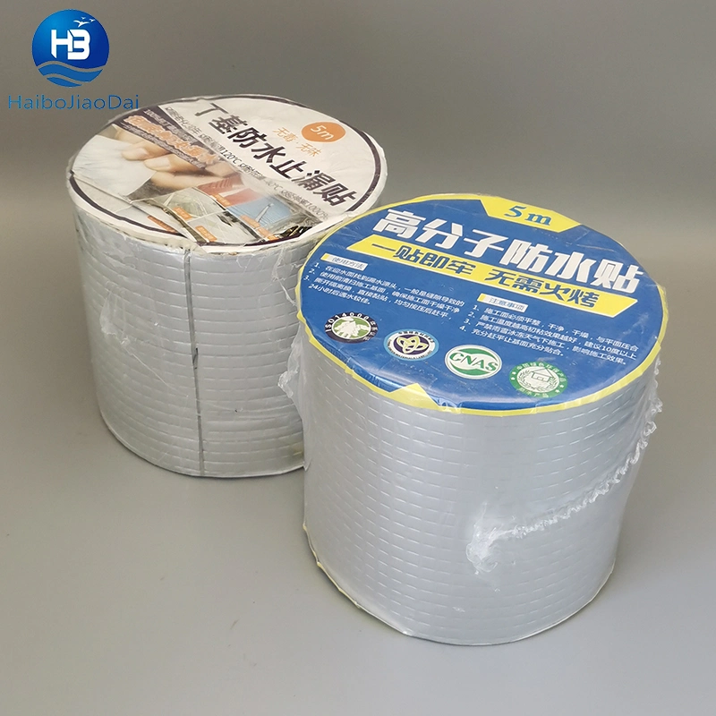 Waterproof Strong Rerinforced Heavy Duty Adhesive Aluminium Foil Butyl Rubber Repair Sealant Tape for Roof Wall Cracks All Weather Patch Seal Building