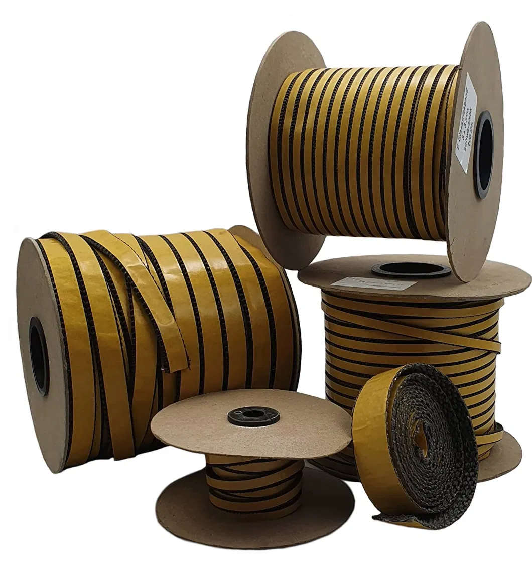 Ceramic Fiber Tape High Temperature Resistant 1260 Stainless-Steel Reinforced Fiberglass Tape 10.3m Self-Adhesive Fireproof Sealing Tape for High Temp Insulat