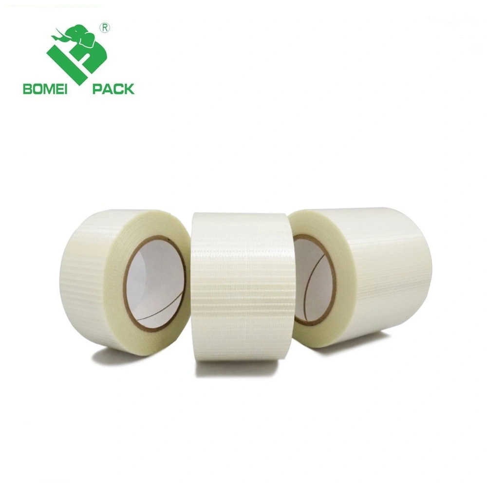 Bomei Pack Fiberglass Reinforced Filament Tape for Heavy Duty Packaging