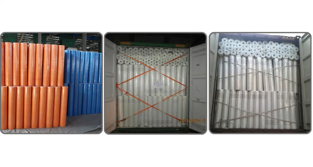 Concrete Reinforced Fiberglass Mesh 1X50m 160GSM 5X5mesh White Color