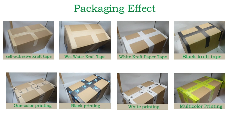 Water Activated Fiberglass Reinforced Gummed Kraft Paper Adhesive Kraft Packing Tape for Sealing and Packaging