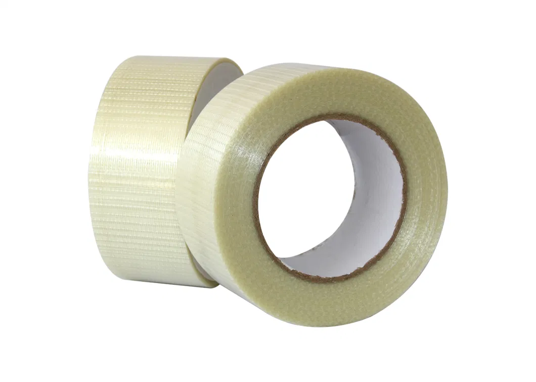 Clear Fiberglass Reinforced Bi-Directional Filament Strapping Tape