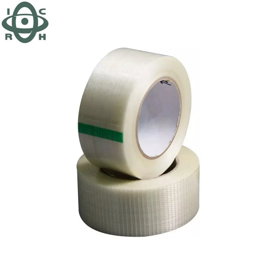Hot Selling Waterproof High Strength Straight Line Clear Fiber Filament Tape