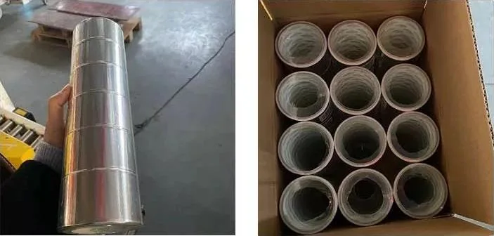 Laminated HVAC Foil Solvent Fiberglass Alum Fiber Aluglass Thick Aluminum Glass Cloth Tape