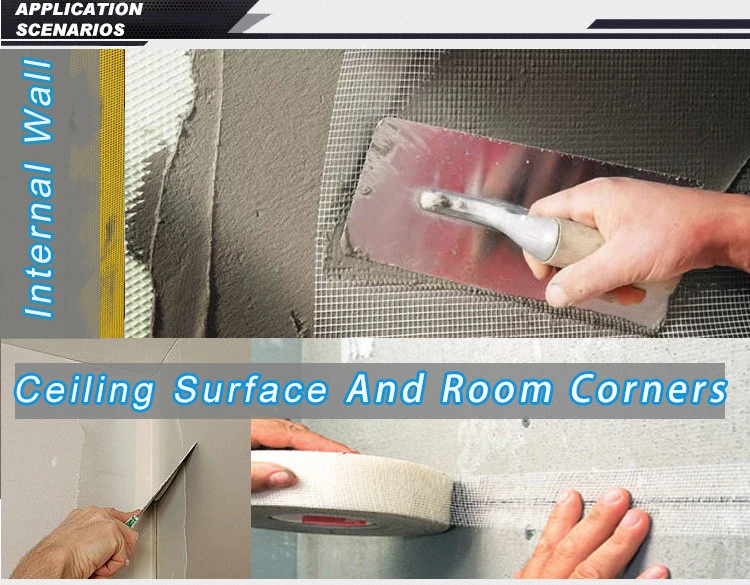 White Alkali-Resistant Concrete Mosaic Cloth Plastering Net 160g