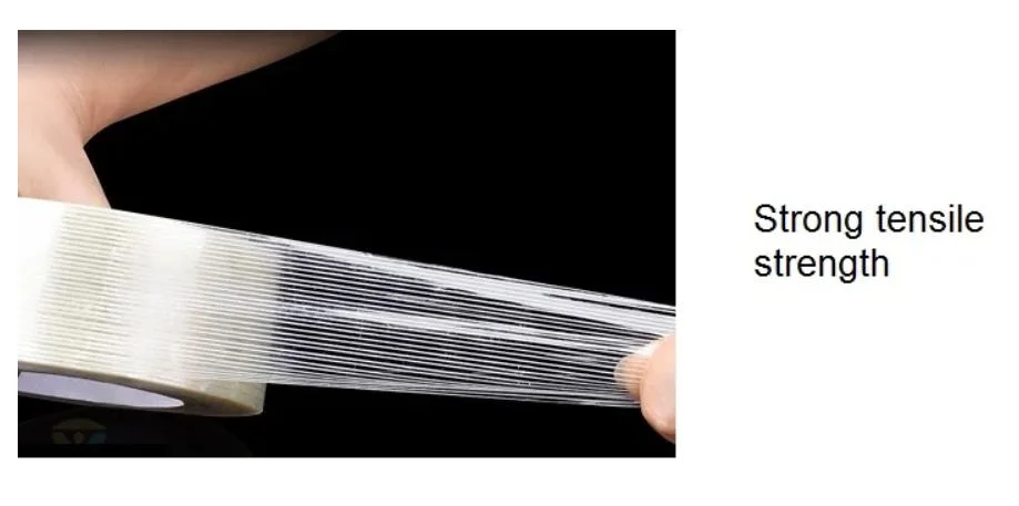 Polyester Undirectional Cross Fiberglass Filament Reinforced Strapping Tape