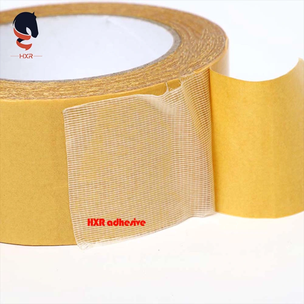 No Residue Reinforced Double-Sided Cross Weave Fiber Tape