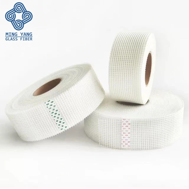 65G/M2 5cmx90m Fiber Glass Mesh Self Adhesive Drywall Joint Tape Fiberglass Mesh Repair Tape