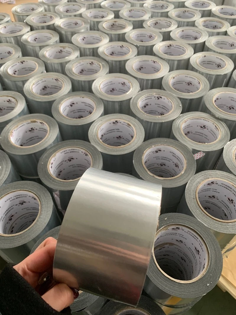 Flexible Metal Corner Aluminum Foil Adhesive Fiberglass Tape Insulation