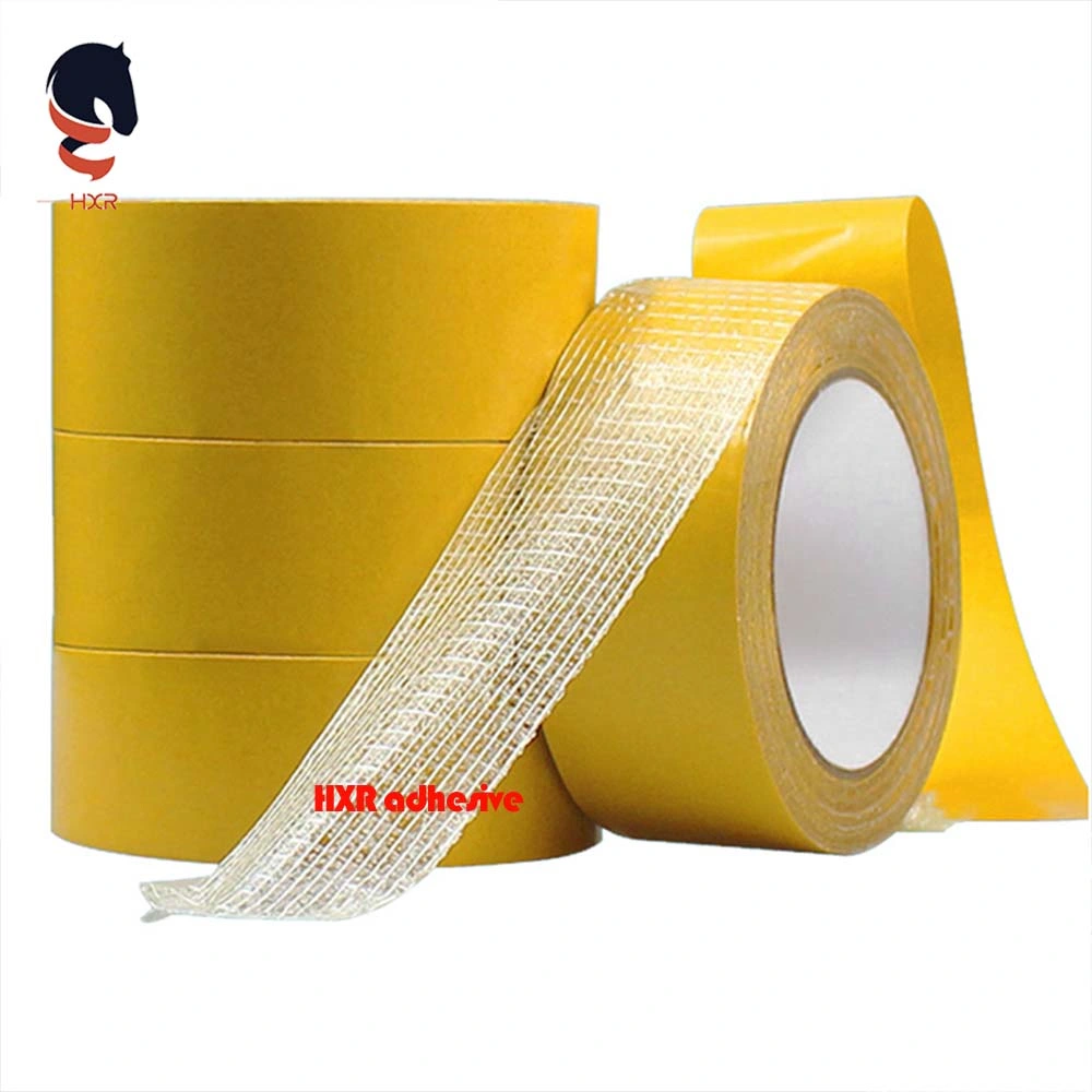 No Residue Reinforced Double-Sided Cross Weave Fiber Tape