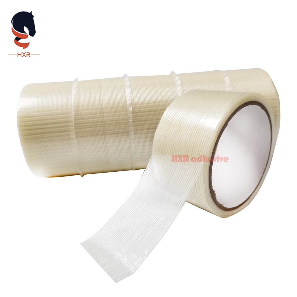 Wear Resisting Polyester Fiberglass Filament Self Adhesive Tape for Heavy Duty Packing