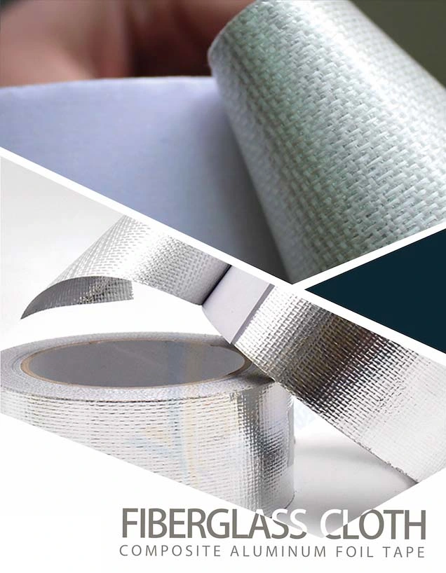 Self Adhesive Wound Aluminum Foil Flexible Metal Corner Electric Seal Tape