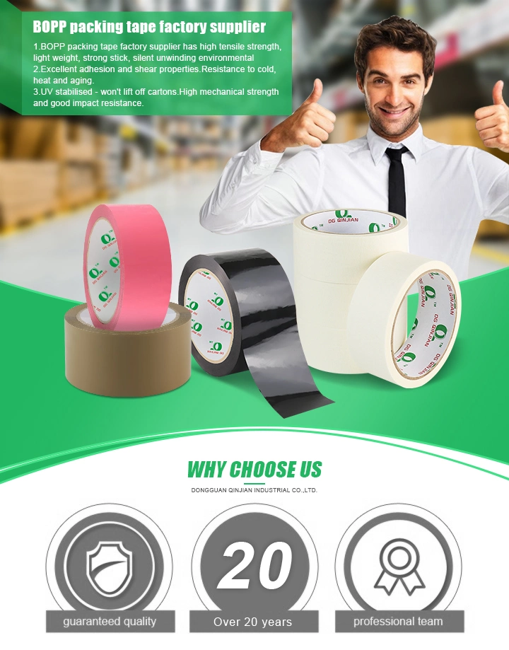 Box Packaging Carton Sealing Adhesive BOPP Tape