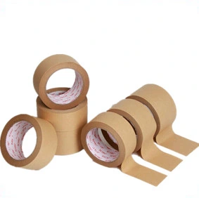 Eco Friendly Water Activated/Self Adhesive Fiberglass Reinforced Kraft Paper Packaging Tape