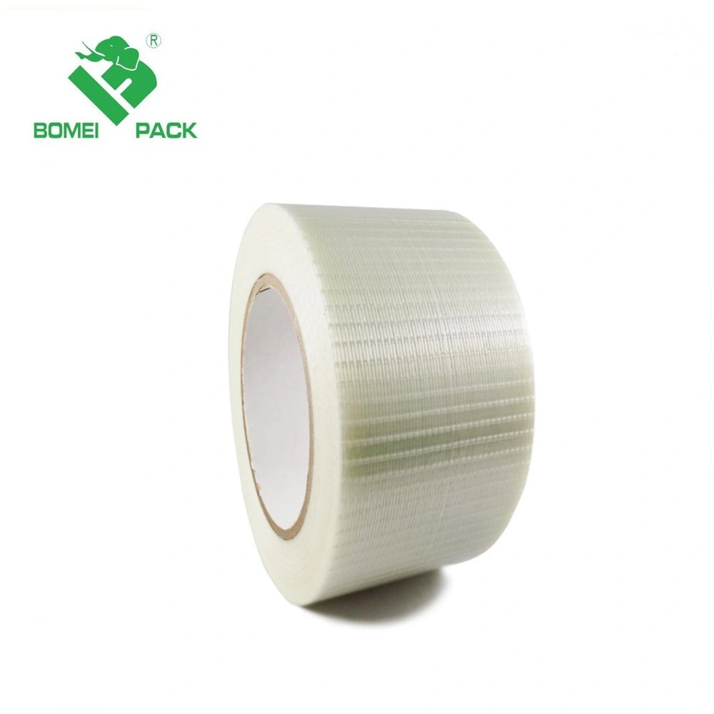 Bomei Pack Fiberglass Reinforced Filament Tape for Heavy Duty Packaging