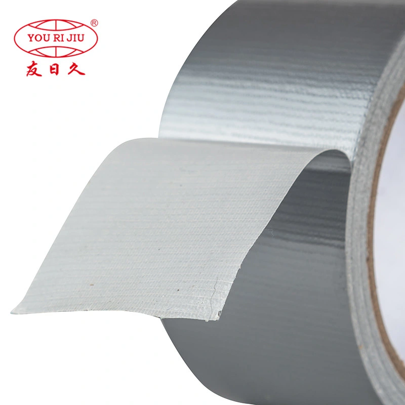 Yourijiu Manufacturers Custom Logo Adhesive Cloth Fabric Black Silver Pipe Wrapping and Heavy Duty Packaging Duct/Cloth/PVC Sealing Carpet Tape