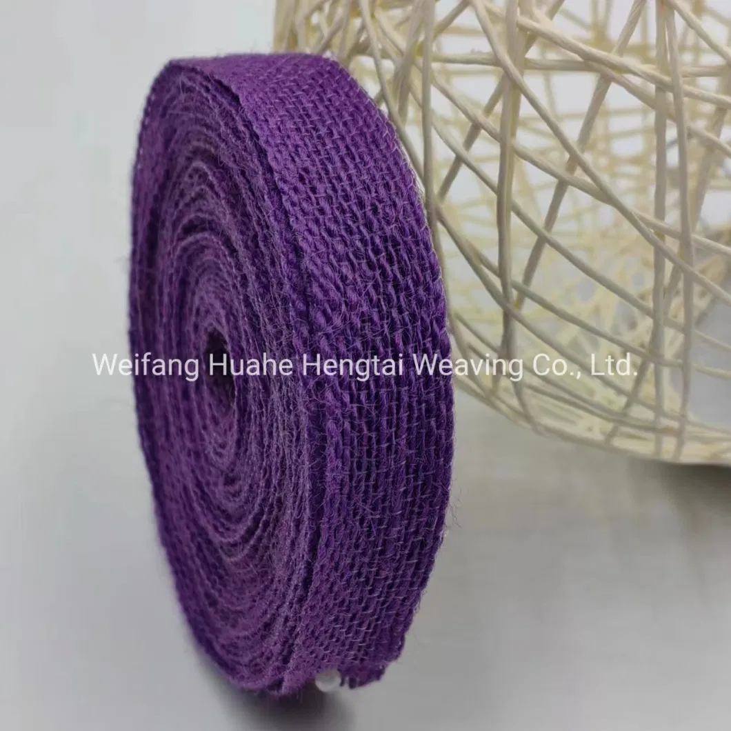 Cross-Border Popular Special Colored Fishing Thread Jute Ribbon