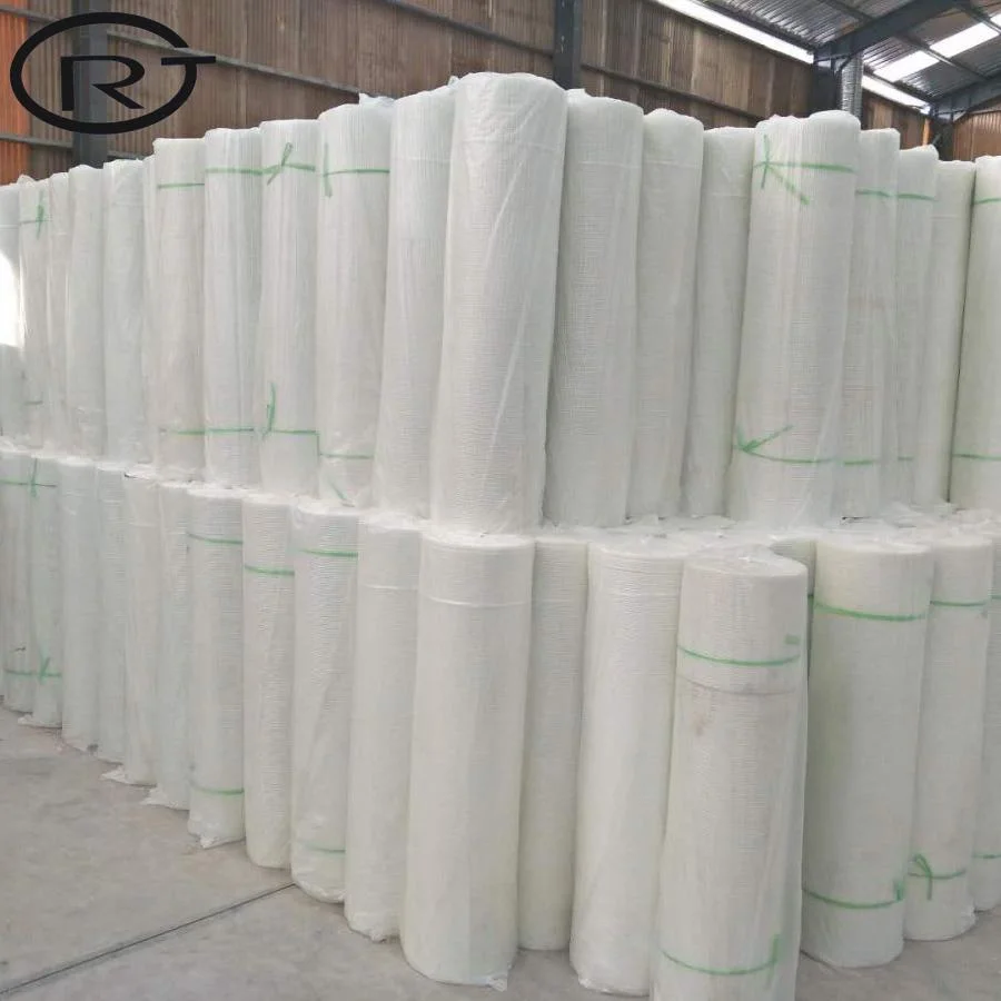 Construction Stone Reinforcement Alkali Resistant Fiberglass Net Mesh 4*4 160gr Fiber Glass Mesh