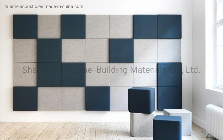 Huamei Acoustic Fabric Wall Ceilings Decoration for Studio Room Wall