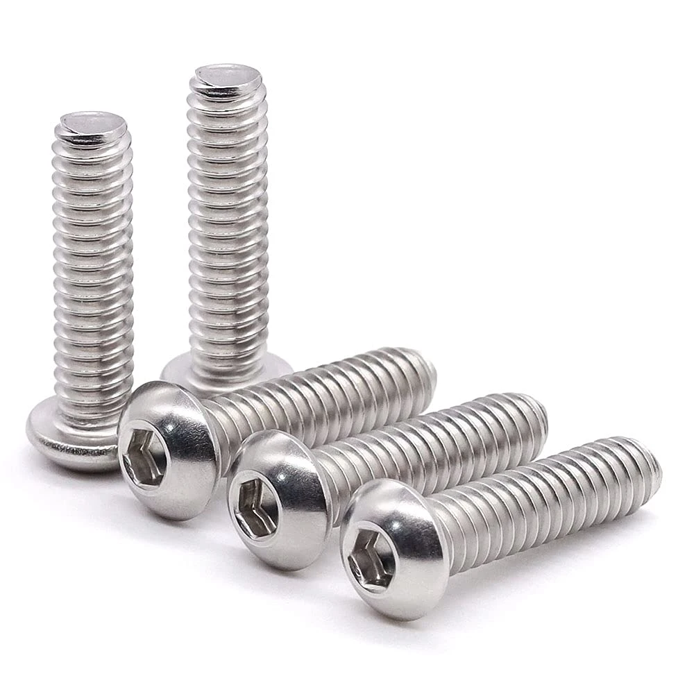 Manufacturer Button Head Torx Stainless Steel Screws with Nylon Patch ISO7380